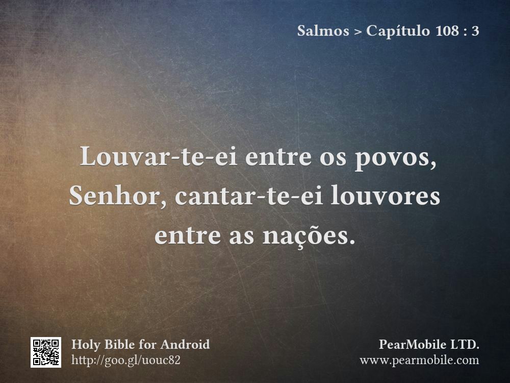 Salmos, Capítulo 108:3